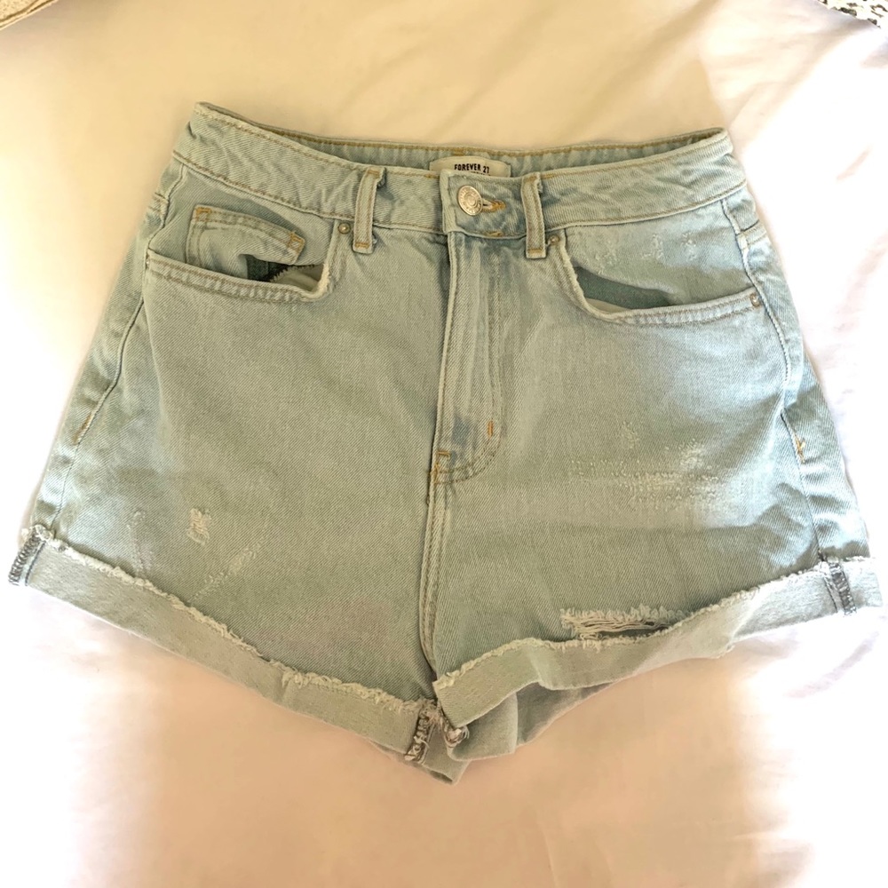 Forever 21 denim shorts